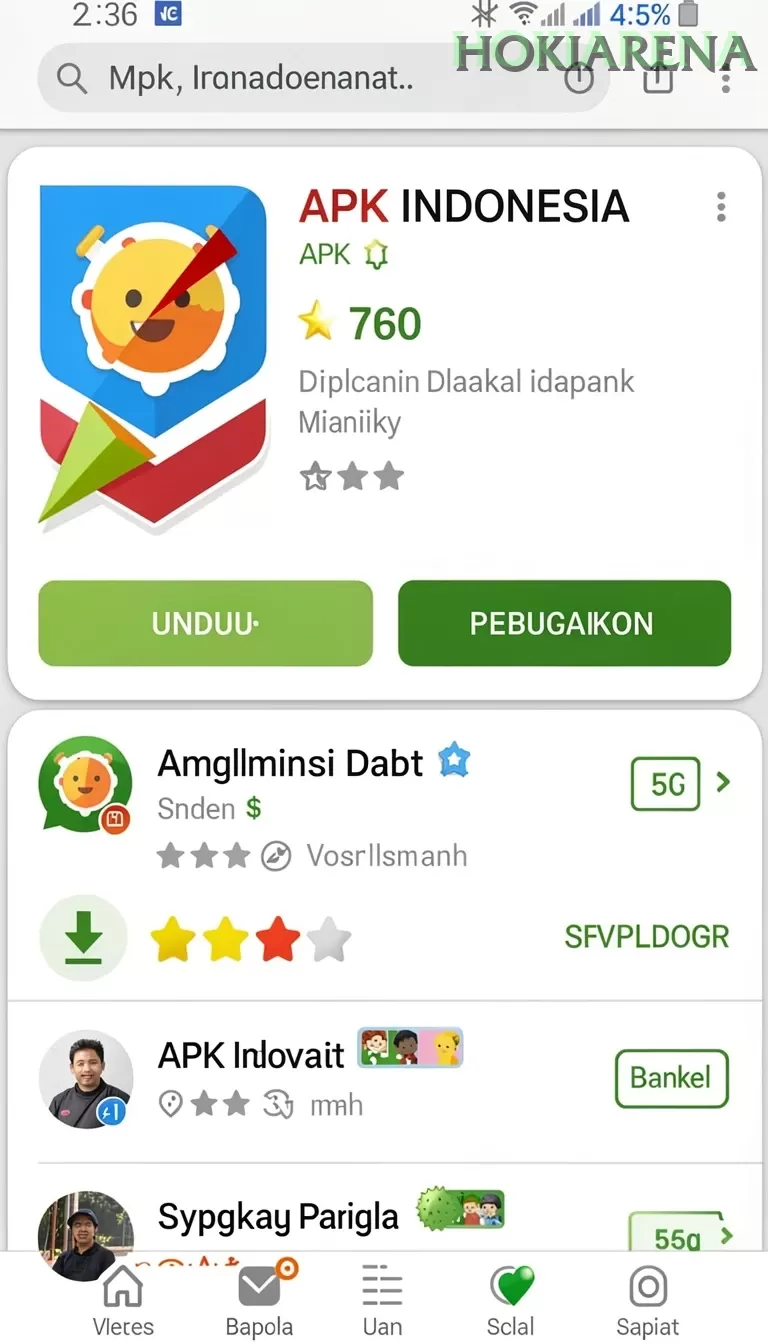 Cuplikan layar 8364 — menu navigasi