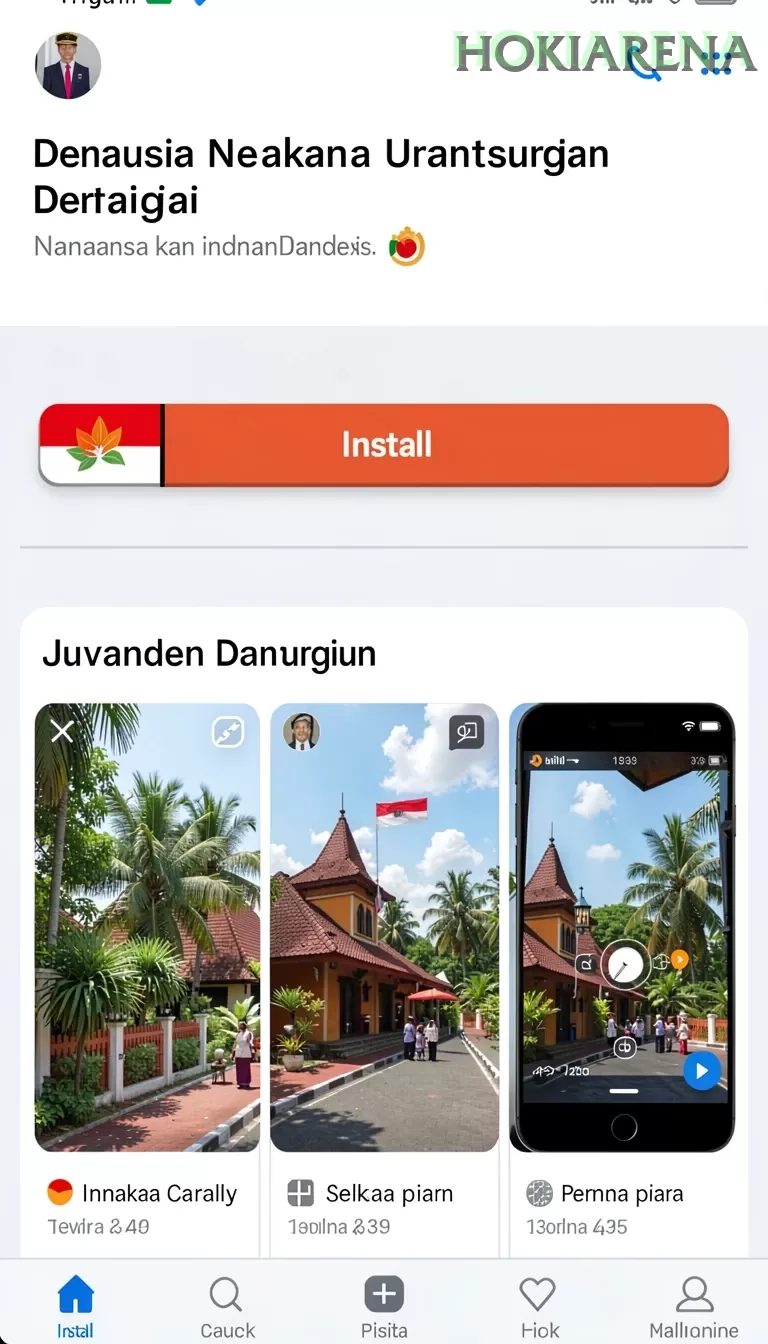 Cuplikan layar COLOKSGP — halaman utama